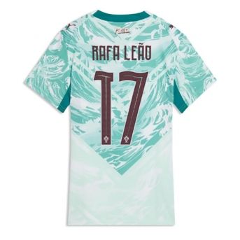 Billige Fotballdrakt Portugal Rafael Leao #17 Replika Bortedrakt Dame VM 2026 Kortermet